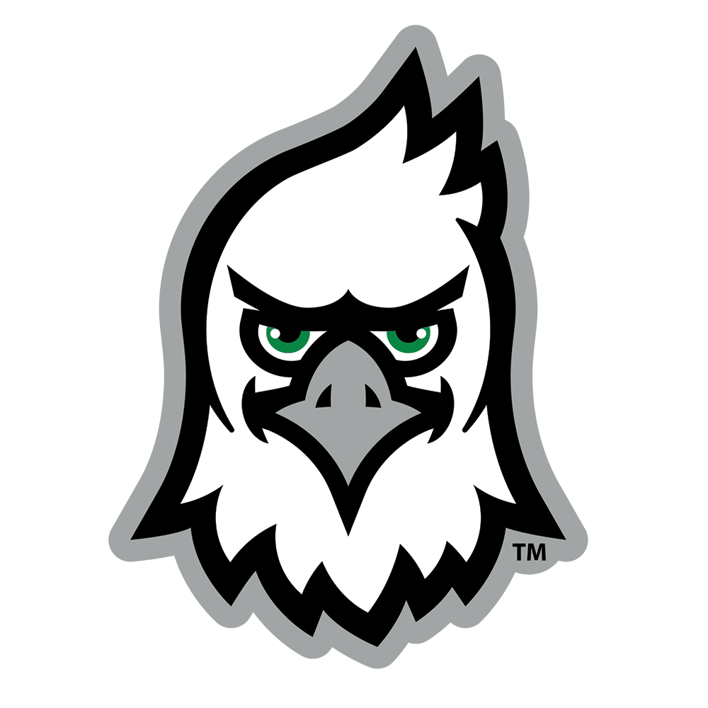 North Dakota Fighting Hawks -  North Dakota Mascot Head Single Layer Dimensional