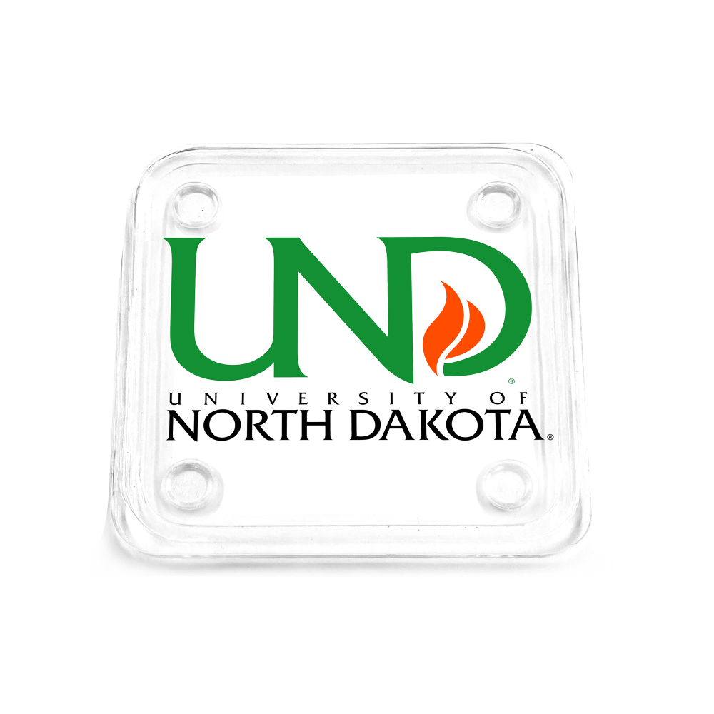 North Dakota Fighting Hawks - University of North Dakota Mark Drink Coaster