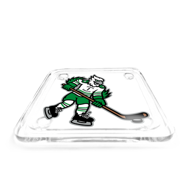 North Dakota Fighting Hawks - North Dakota Hockey Mascot Drink Coaster