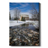 North Dakota Fighting Hawks - Snow Storm - College Wall Art #Canvas