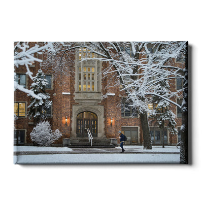 North Dakota Fighting Hawks - First Snow - College Wall Art #Canvas