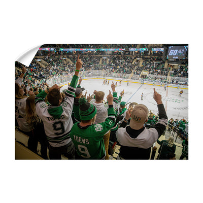 North Dakota Fighting Hawks - North Dakota Hockey - College Wall Art #Wall Decal