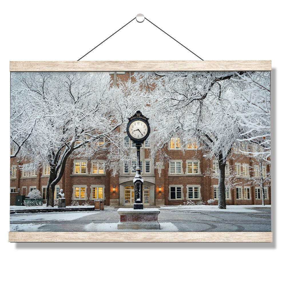 North Dakota Fighting Hawks - University of North Dakota First Snow - College Wall Art #Canvas