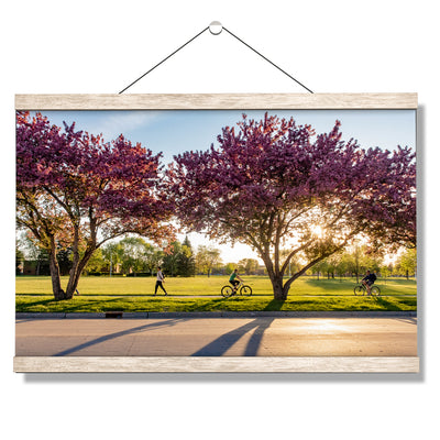 North Dakota Fighting Hawks - Blossoms - College Wall Art #Hanging Canvas