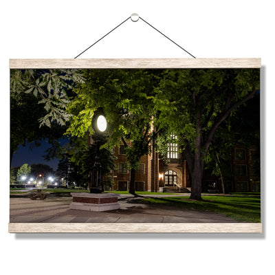 North Dakota Fighting Hawks - Night Fall - College Wall Art #Hanging Canvas