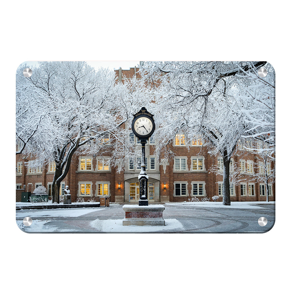 North Dakota Fighting Hawks - University of North Dakota First Snow - College Wall Art #Canvas