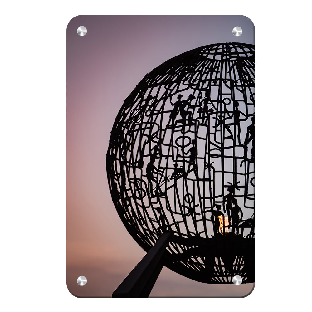 North Dakota Fighting Hawks - The Flame - College Wall Art #Canvas