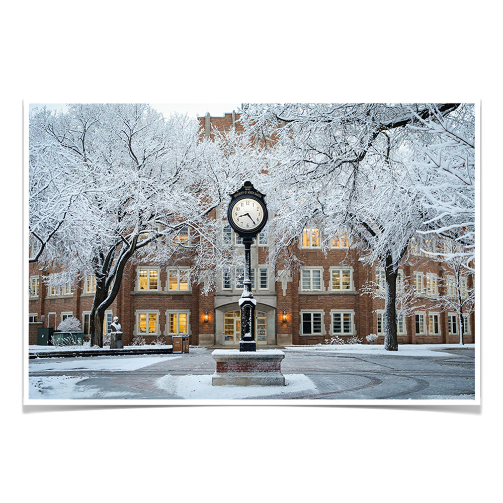 North Dakota Fighting Hawks - University of North Dakota First Snow - College Wall Art #Canvas