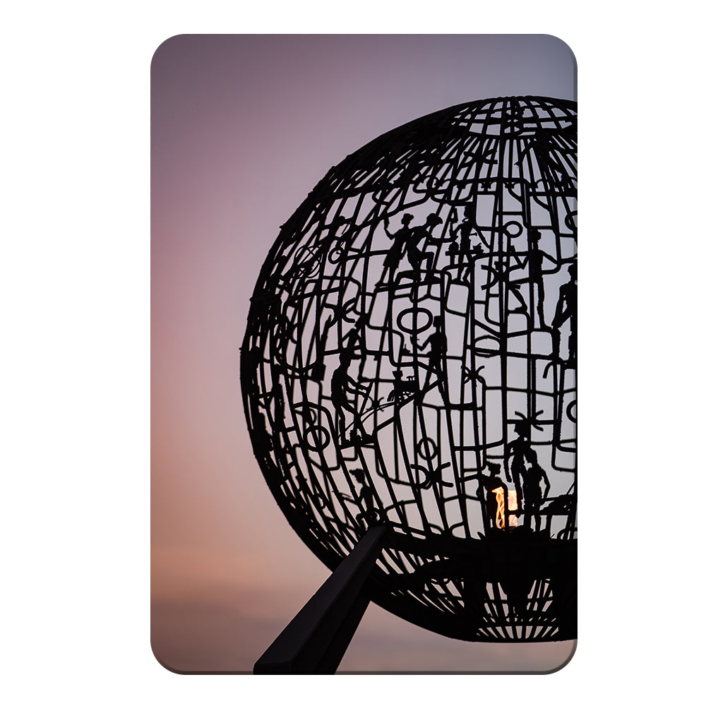 North Dakota Fighting Hawks - The Flame - College Wall Art #Canvas