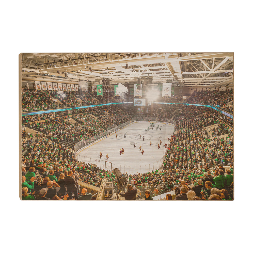 North Dakota Fighting Hawks - Hockey vs. Minnesota - College Wall Art #Canvas