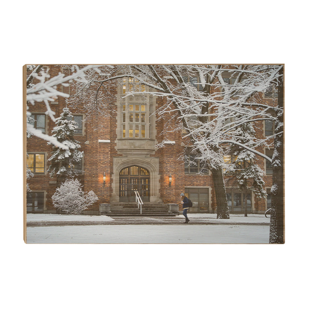 North Dakota Fighting Hawks - First Snow - College Wall Art #Canvas