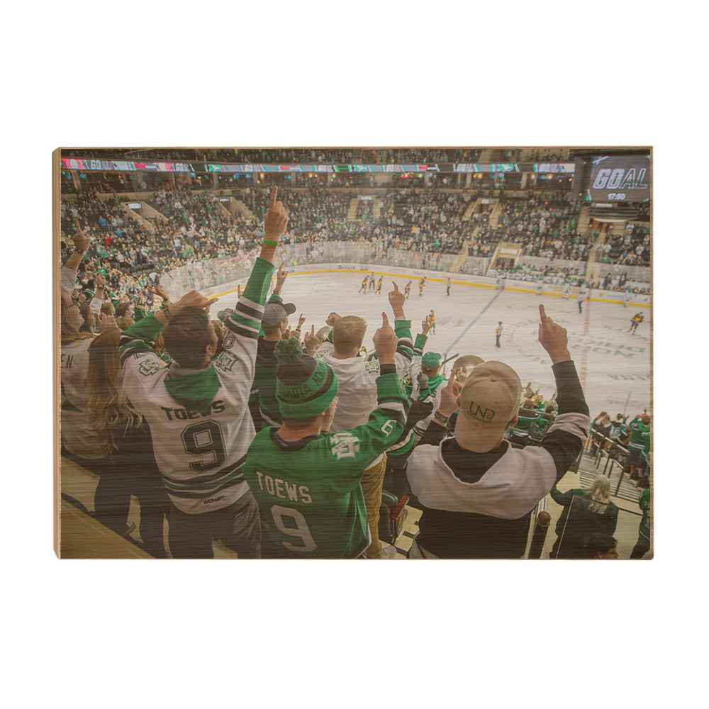 North Dakota Fighting Hawks - North Dakota Hockey - College Wall Art #Canvas