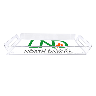 North Dakota Fighting Hawks - University of North Dakota Mark Decorative Serving Tray