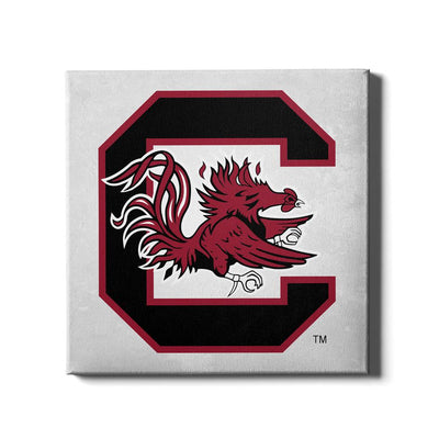 South Carolina Gamecocks - Gamecocks White - College Wall Art #Canvas