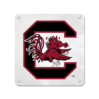 South Carolina Gamecocks - Gamecocks White - College Wall Art #Metal