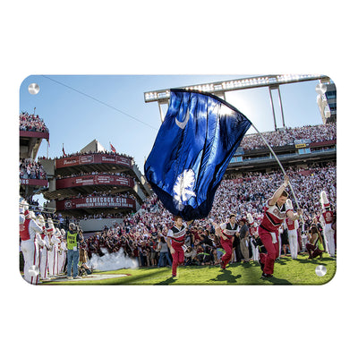 South Carolina Gamecocks - Taking the Field - College Wall Art #Metal