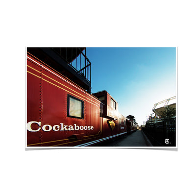 South Carolina Gamecocks - Cockaboose Railroad - College Wall Art #Poster