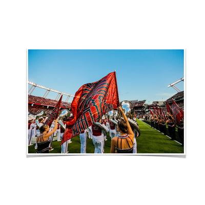 South Carolina Gamecocks - Half Time Flag - College Wall Art #Poster