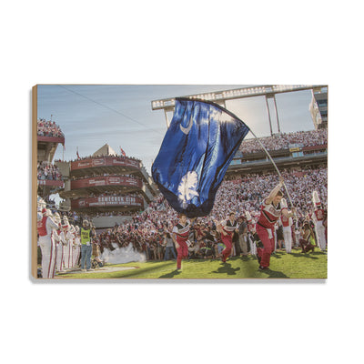 South Carolina Gamecocks - Taking the Field - College Wall Art #Wood