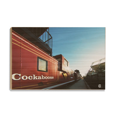 South Carolina Gamecocks - Cockaboose Railroad - College Wall Art #Wood