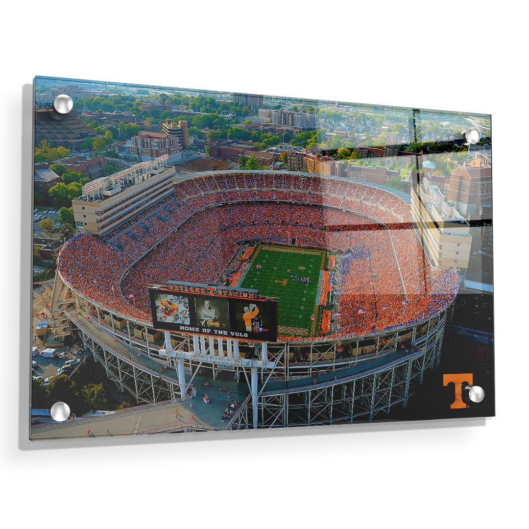 Tennessee Volunteers - Aerial Neyland Stadium - College Wall Art #Canvas