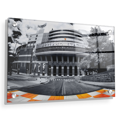 Tennessee Volunteers - Neyland B&W - College Wall Art #Acrylic