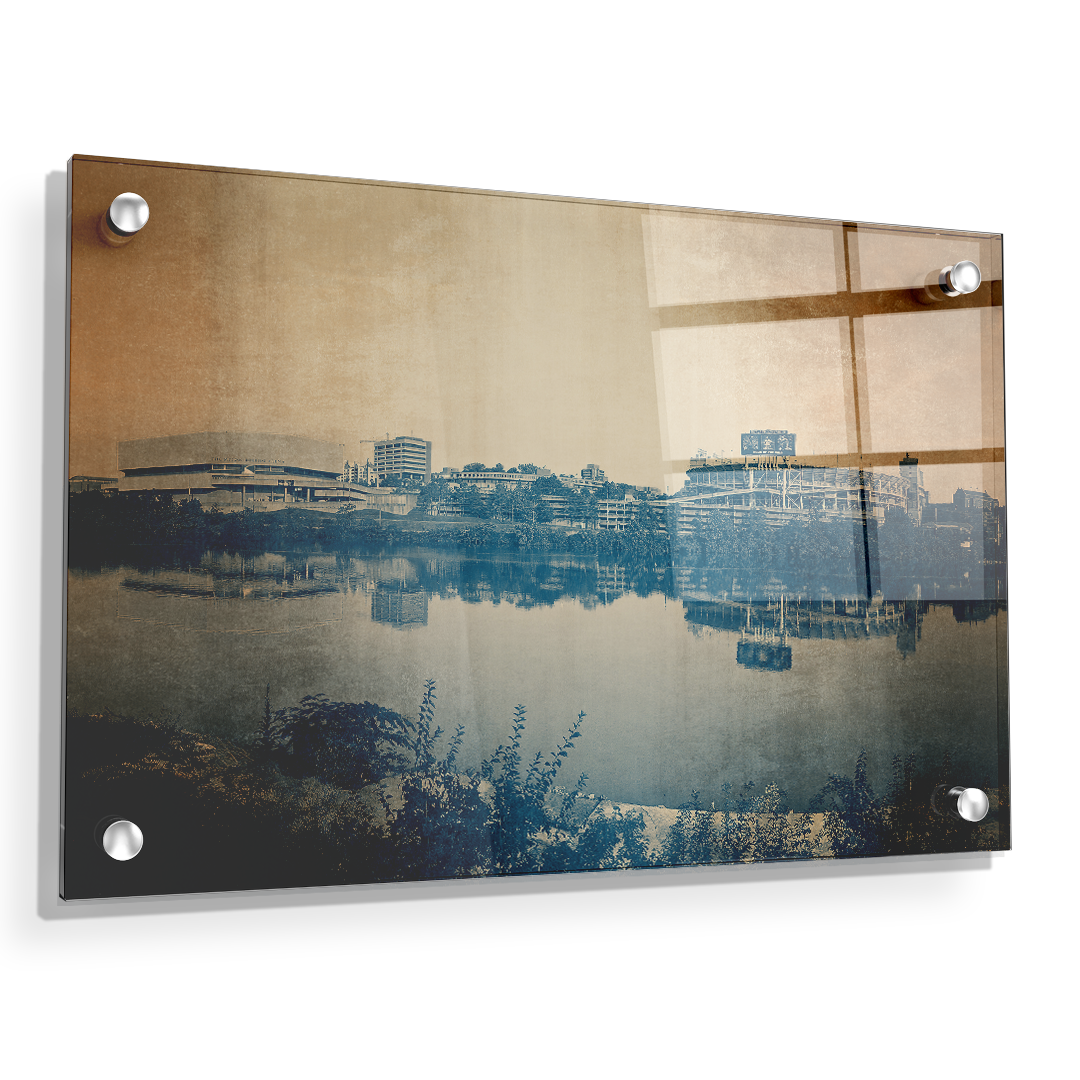 Tennessee Volunteers - Antique Thompson-Boling Neyland - College Wall Art #Canvas