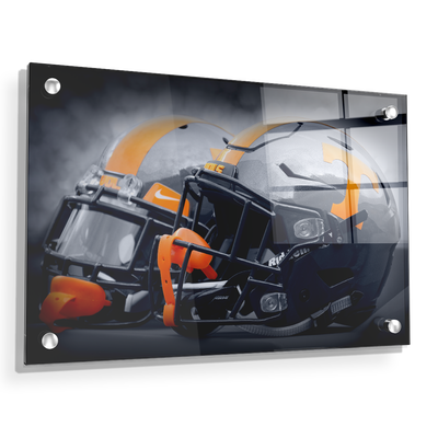 Tennessee Volunteers - Smokey Gray Helmets - College Wall Art #Acrylic