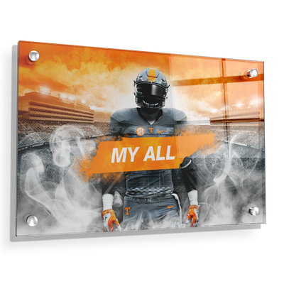 Tennessee Volunteers - Smokey Gray My All - College Wall Art #Acrylic