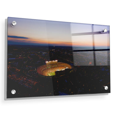 Tennessee Volunteers - Aerial Neyland Sunset - College Wall Art #Acrylic