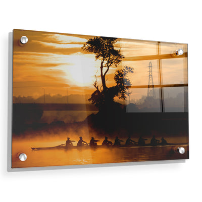 Tennessee Volunteers - Sunrise Row - College Wall Art #Acrylic