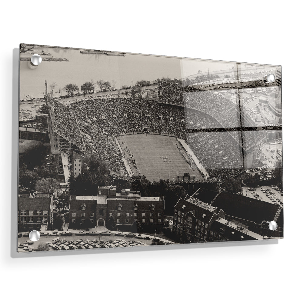 Tennessee Volunteers - Neyland Stadium 1960's - College Wall Art #Canvas