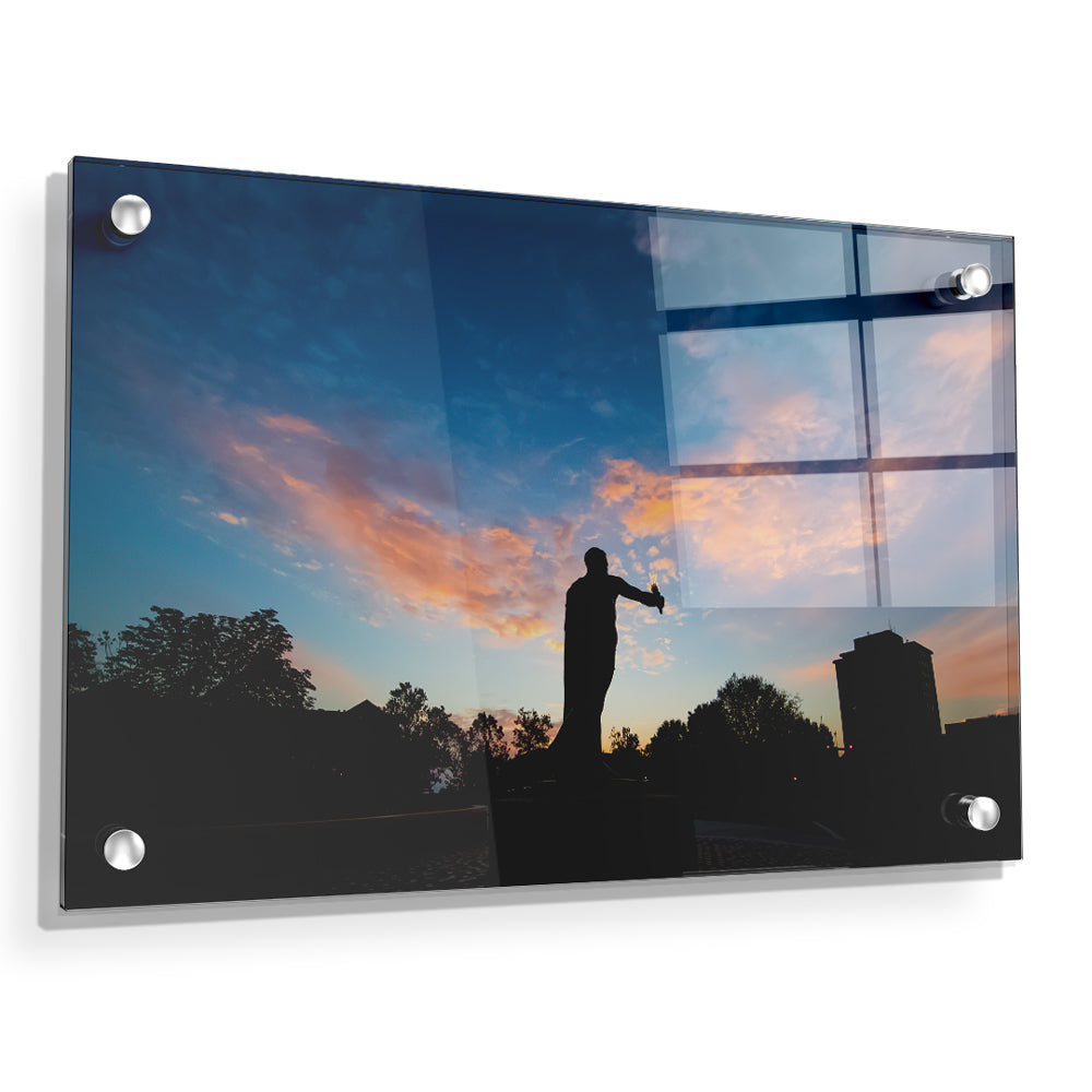 Tennessee Volunteers - Torchbearer Sunset - College Wall Art #Canvas
