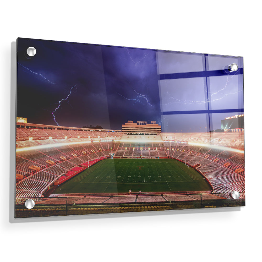 Tennessee Volunteers - Lightning Over Neyland - College Wall Art #Canvas