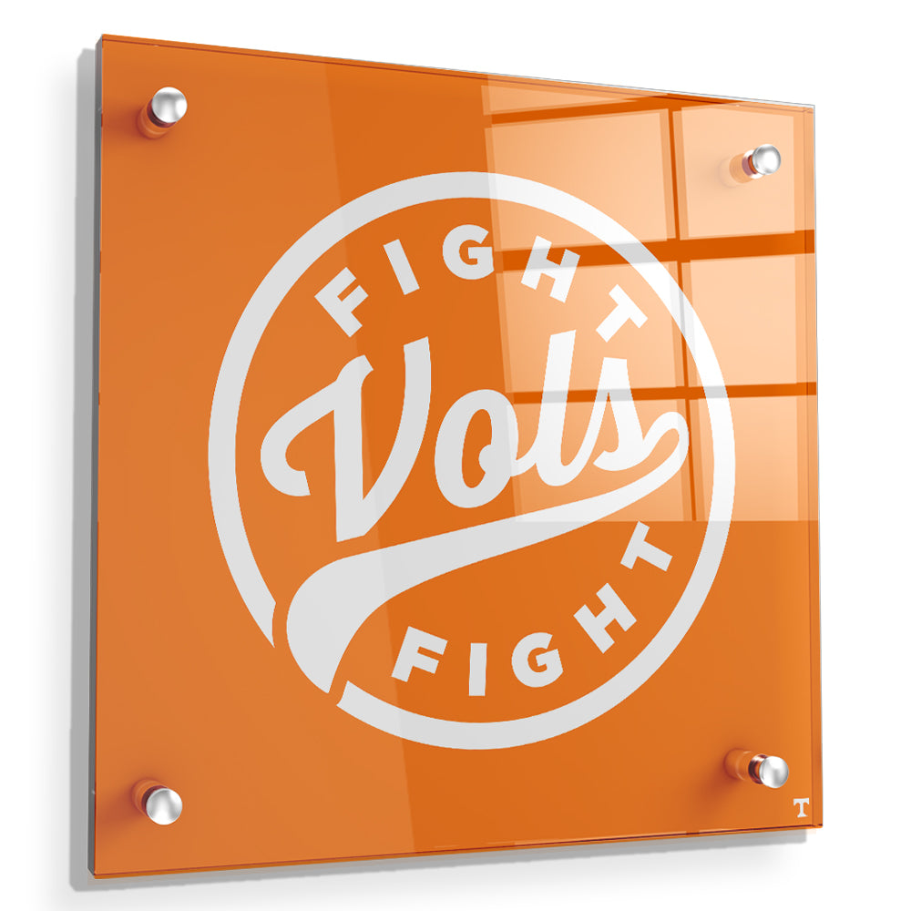 Tennessee Volunteers - Fight Vols Fight Orange - College Wall Art #Canvas
