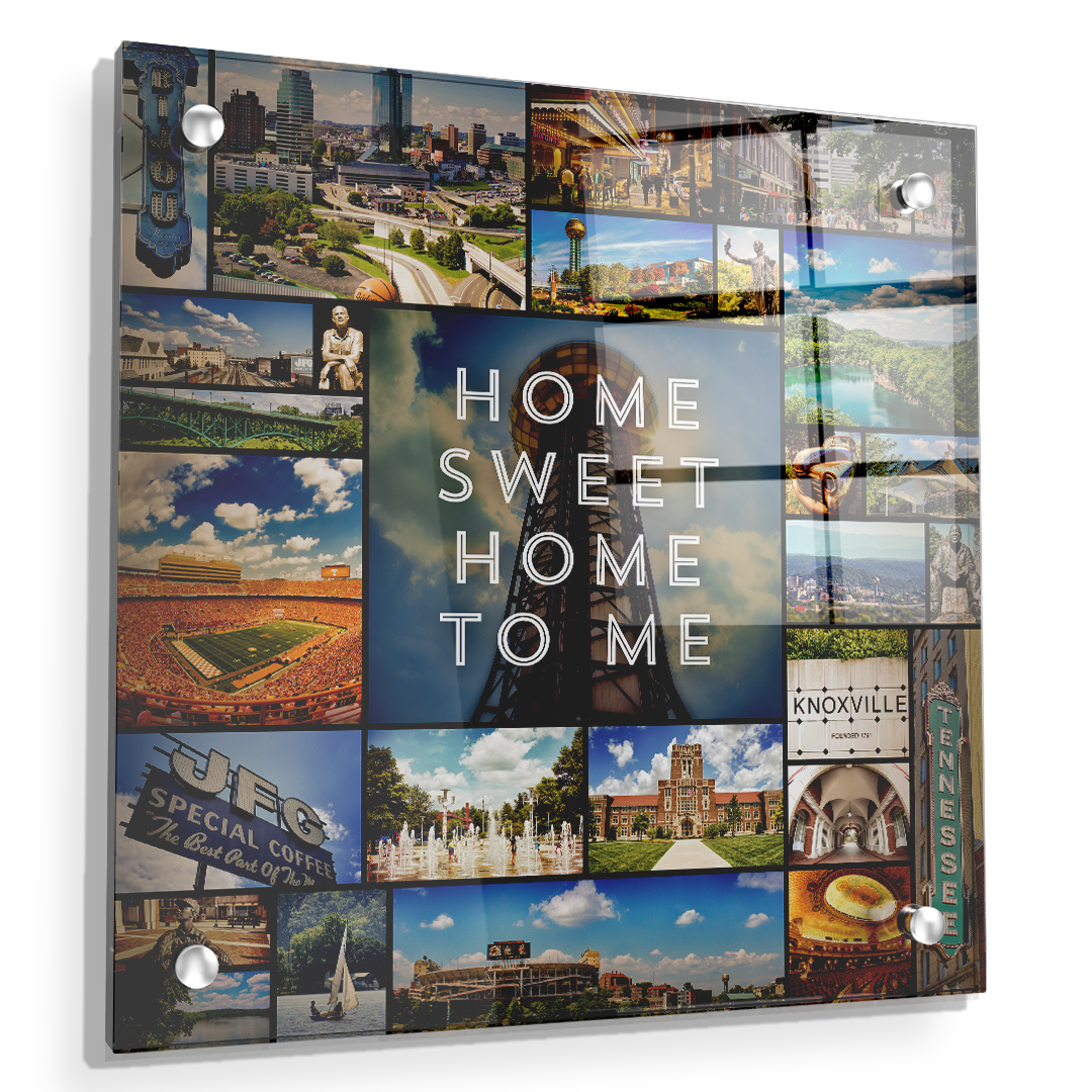 Tennessee Volunteers - Home Sweet Home - College Wall Art #Canvas