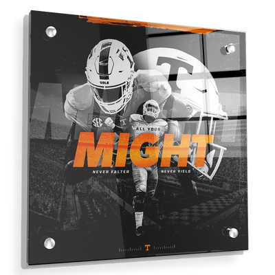 Tennessee Volunteers - Might - College Wall Art #Acrylic