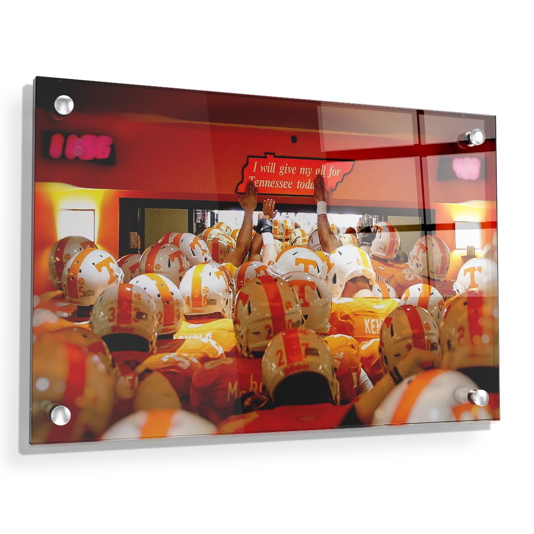 Tennessee Volunteers - I Will Give my All for Tennessee-Game Time - College Wall Art #Canvas