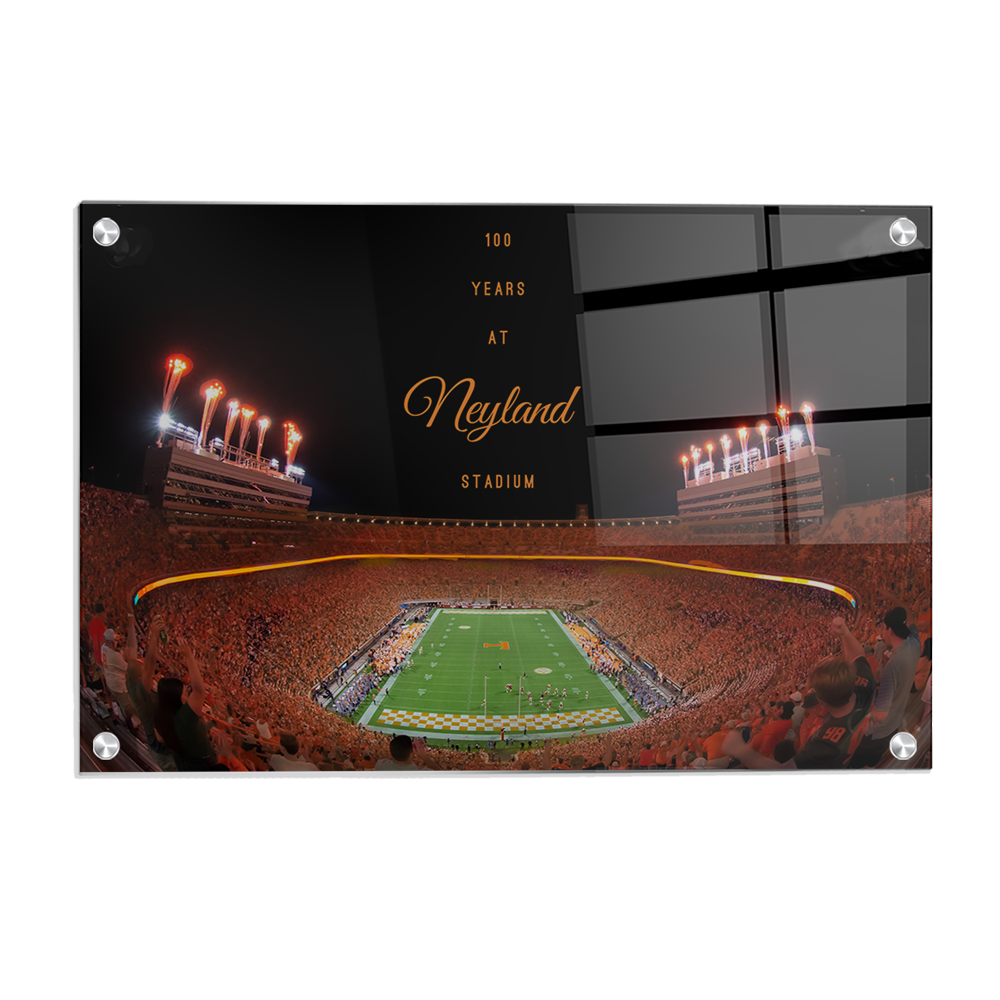 Tennessee Volunteers - 100 Years at Neyland Stadium - College Wall Art #Canvas