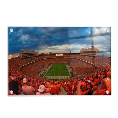Tennessee Volunteers - Neyland Stadium Orange Out - College Wall Art #Acrylic