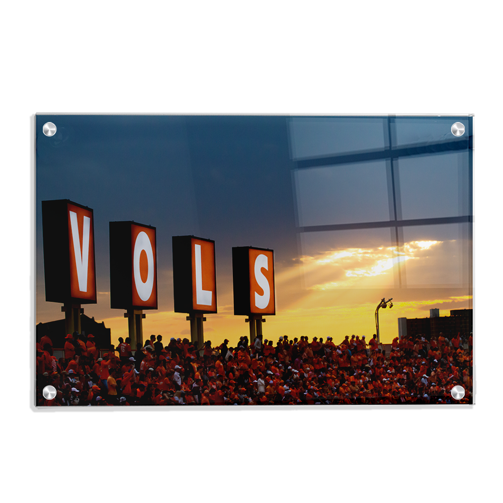 Tennessee Volunteers - Vols Sunset - College Wall Art #Canvas