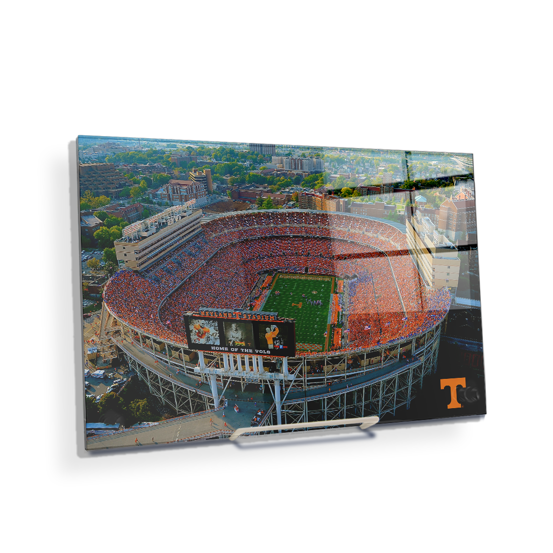 Tennessee Volunteers - Aerial Neyland Stadium - College Wall Art #Canvas