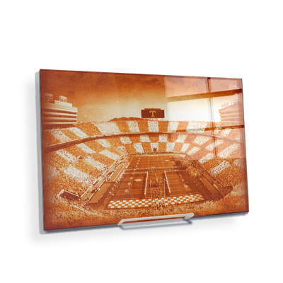 Tennessee Volunteers - Antique Neyland Checkerboard - College Wall Art #Acrylic Mini