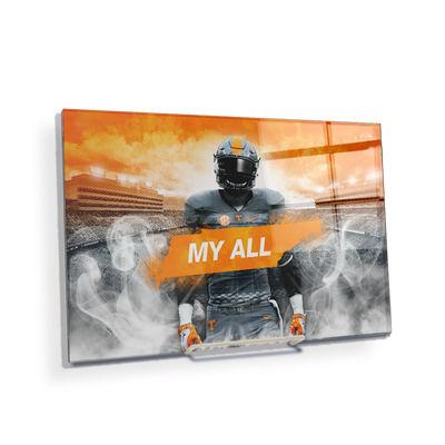 Tennessee Volunteers - Smokey Gray My All - College Wall Art #Acrylic Mini