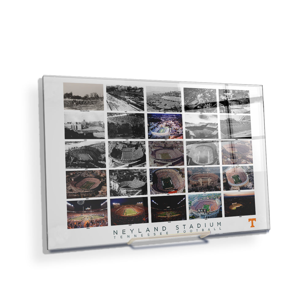 Tennessee Volunteers - History of Neyland Stadium - College Wall Art #Canvas