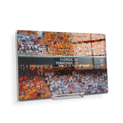 Tennessee Volunteers - Final Score UT vs. FL - College Wall Art #Acrylic Mini