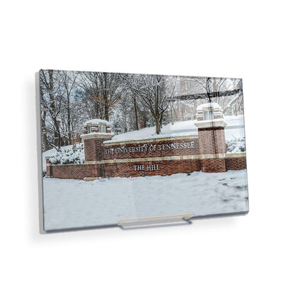 Tennessee Volunteers - Snowy Hill - College Wall Art #Acrylic Mini