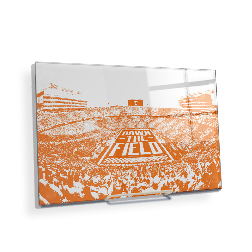 Tennessee Volunteers - Down The Field - College Wall Art #Canvas