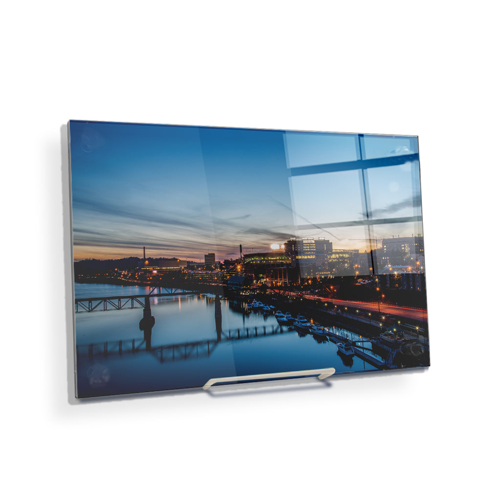 Tennessee Volunteers - River Night - College Wall Art #Canvas