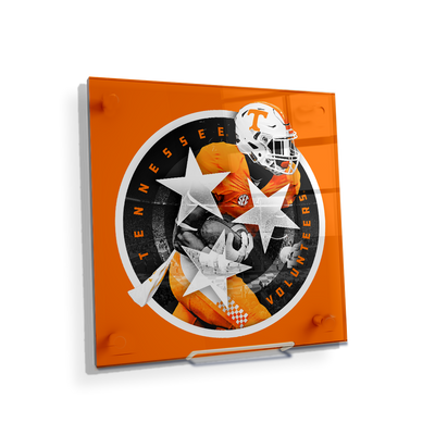 Tennessee Volunteers - Tri Star 2018 Orange - College Wall Art #Acrylic Mini
